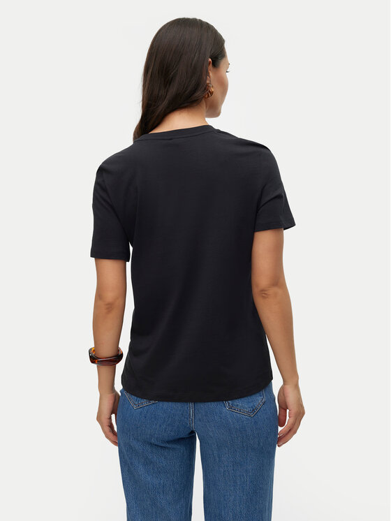 Vero Moda Vero Moda Футболка Paulina 10316991 Чорний Regular Fit