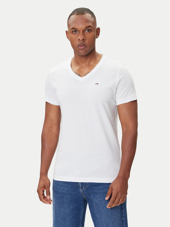 Tommy Jeans Tommy Jeans T-shirt DM0DM04410 Bijela Regular Fit