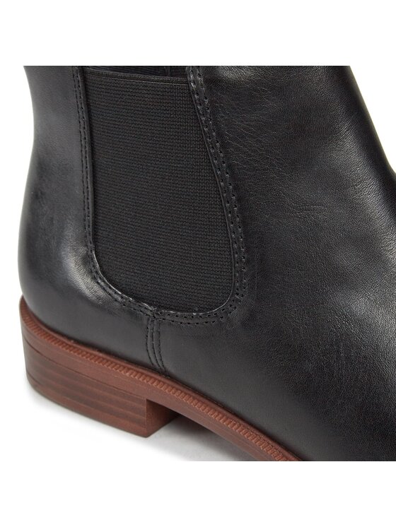 Clarks Челсі Clarks Taylor Shine 261119654 Чорний