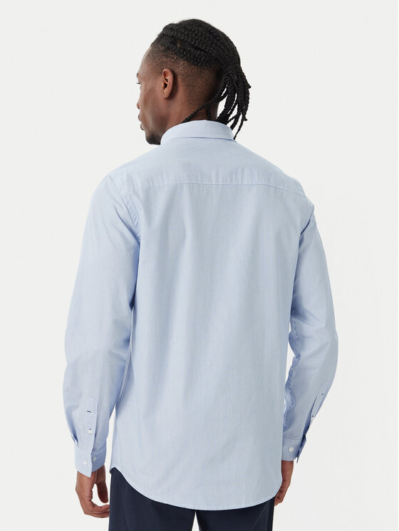 Beverly Hills Polo Club Beverly Hills Polo Club Camisa P-SS26M-BRASS Azul Regular Fit
