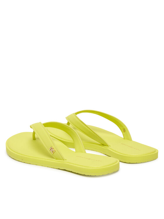 Tommy Hilfiger Žabky Tommy Hilfiger Th Scandi Premium Summer Sandal FW0FW09206 Žlutá