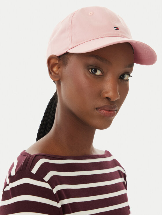 Tommy Hilfiger Baseball sapka Tommy Hilfiger Th Flag Soft 6 Panel Cap AW0AW17781 Rózsaszín