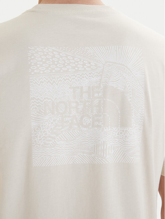 The North Face The North Face Camiseta NSE Box NF0A8GV2 Beis Regular Fit