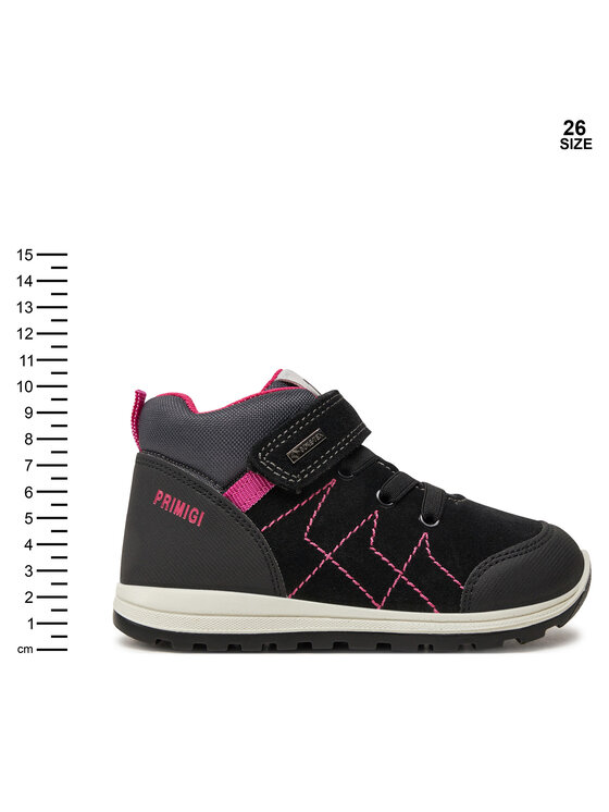 Primigi Kotníková obuv Primigi 6855544 S GORE-TEX Černá