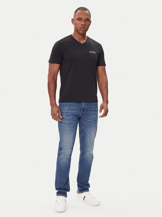 Guess Guess Conjunto de camisetas U5BG58 KCAM1 Negro Regular Fit