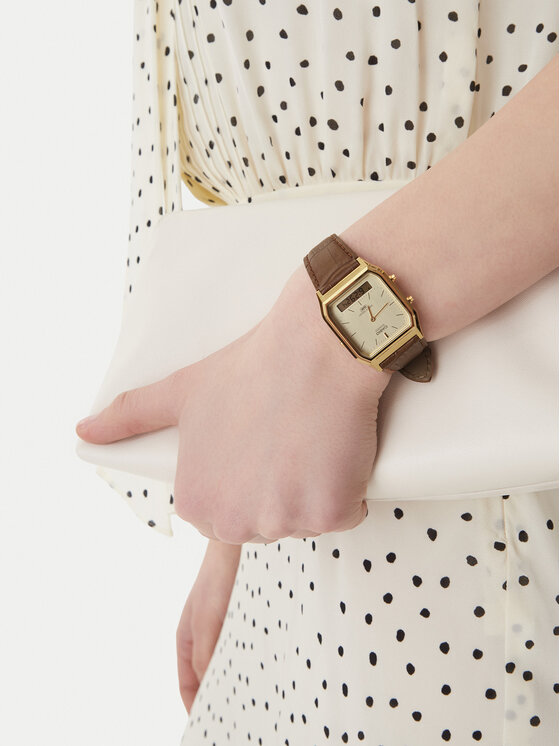 Casio Ρολόι Casio AQ-230EGL-9AEF Καφέ