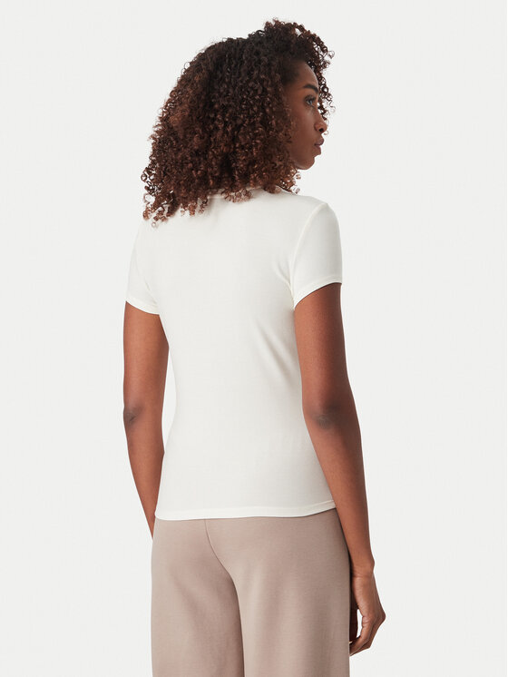 Guess Guess T-Shirt V6YI24 K4787 Κρεμ Slim Fit