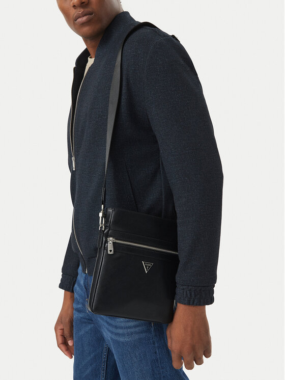 Guess Torbica za okrog pasu Guess HMBEPO P6423 Črna