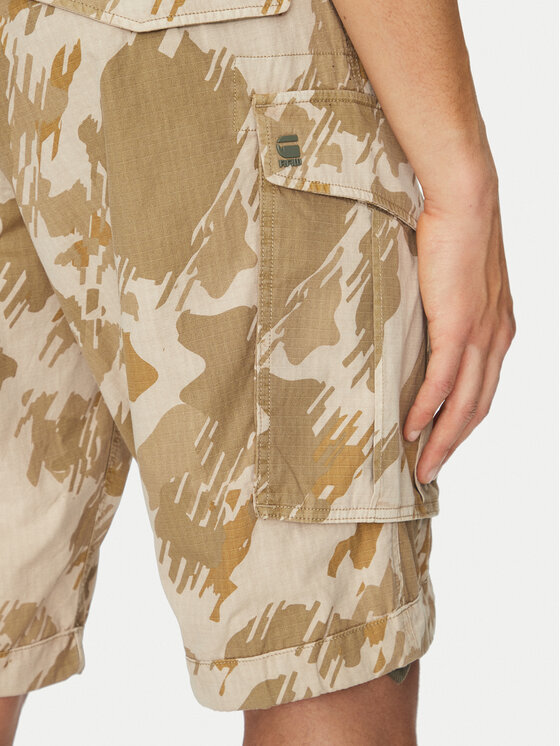 G-STAR G-STAR Pantalones cortos de tela Rovic Zip D08566-D955 H174 Beis Relaxed Fit