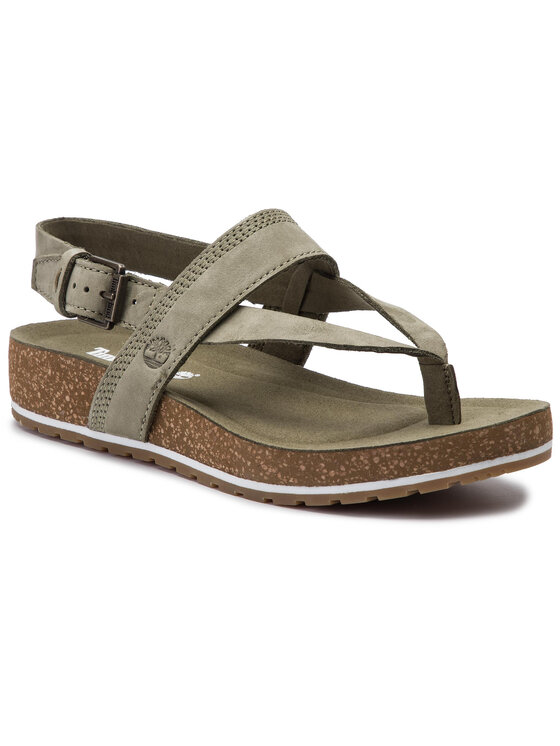 Timberland Sandały Timberland Malibu Waves Thong TB0A225MQ69 Zielony