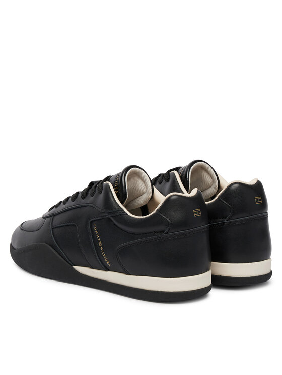Tommy Hilfiger Sneakersy Tommy Hilfiger Th Vintage Low Runner Leather FW0FW09485 Czarny