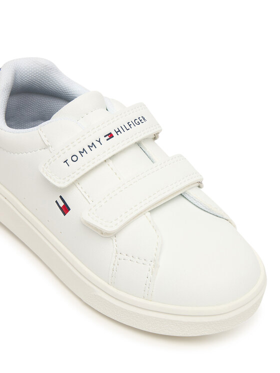 Tommy Hilfiger Sneakers Tommy Hilfiger Low Cut Velcro T1X9-34338-1355 M Alb