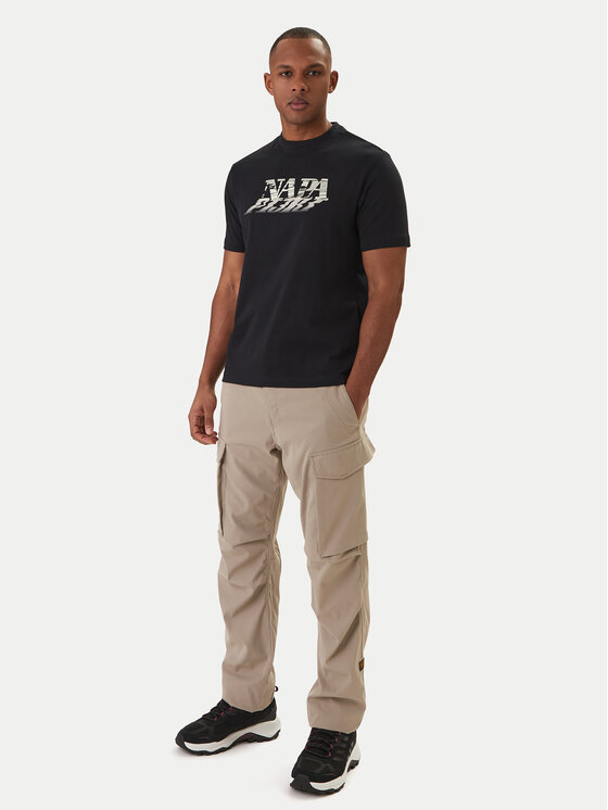 Napapijri Napapijri Camiseta Lodestar NP0A4FGY Negro Regular Fit