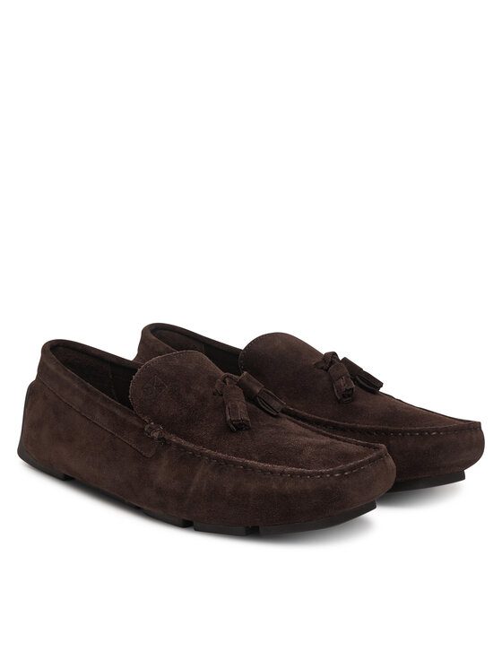Calvin Klein Mokasyny Calvin Klein Driver Tassels Su HM0HM02028 Brązowy