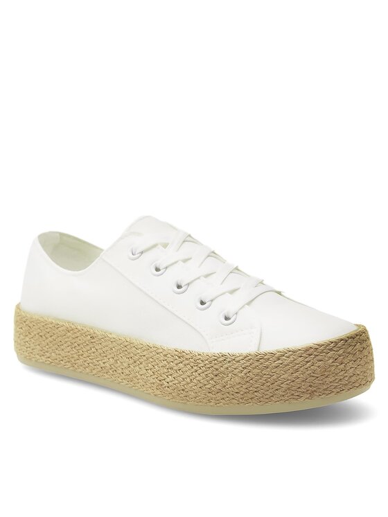 DeeZee Espadrilles DeeZee WS19130-3 Balts