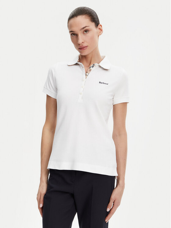 Barbour Barbour Polo marškinėliai LML0634WH33 Balta Regular Fit