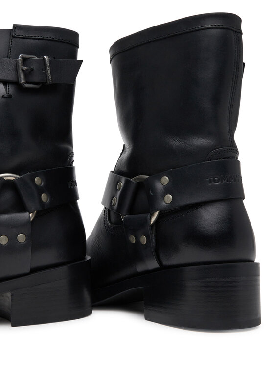 Tommy Jeans Stivaletti Tommy Jeans Tjw Biker EN0EN02811 Nero