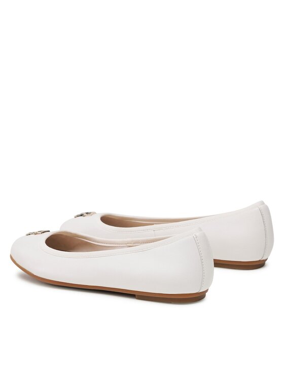 Tommy Hilfiger Balerinke Tommy Hilfiger Round Th Ballerina FW0FW07132 Bela