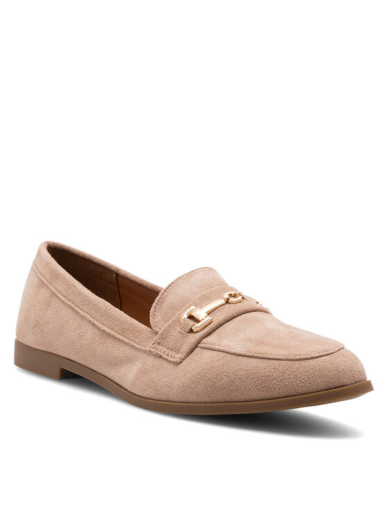 DeeZee Mokasyny DeeZee WS270205-01 Beżowy