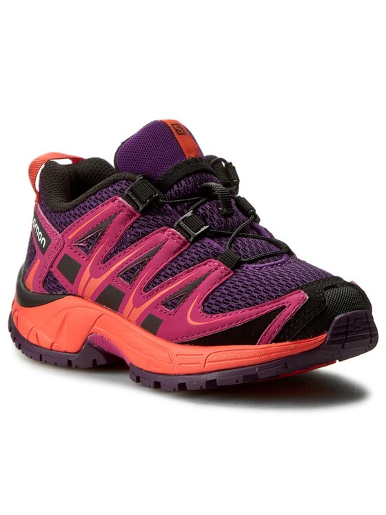 Salomon Snīkeri Salomon Xa Pro 3D K 390445 05 M0 Cosmic Purple/Deep Dalhia/Coral Punch