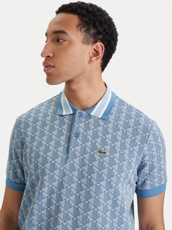 Lacoste Lacoste Поло DH1417 Голубий Classic Fit