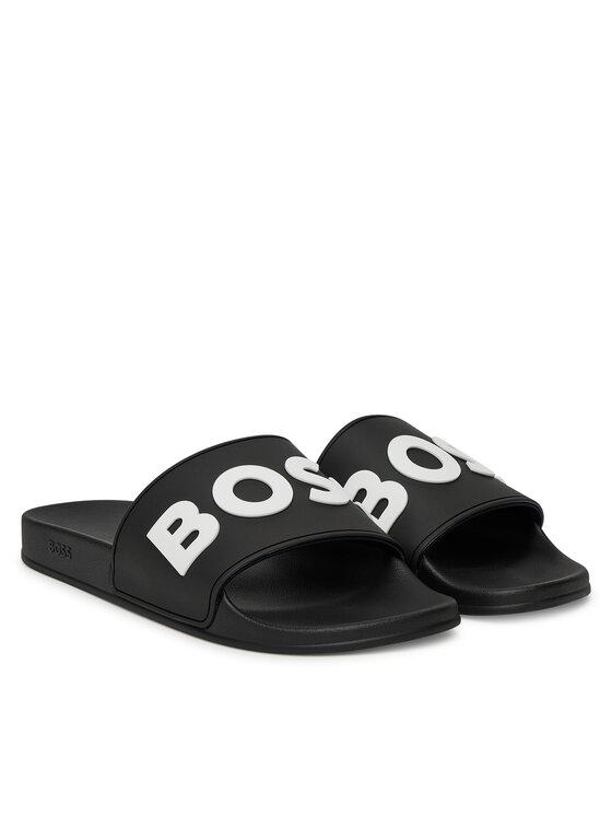 BOSS Шльопанці BOSS Kirk Slid 50498241 Чорний