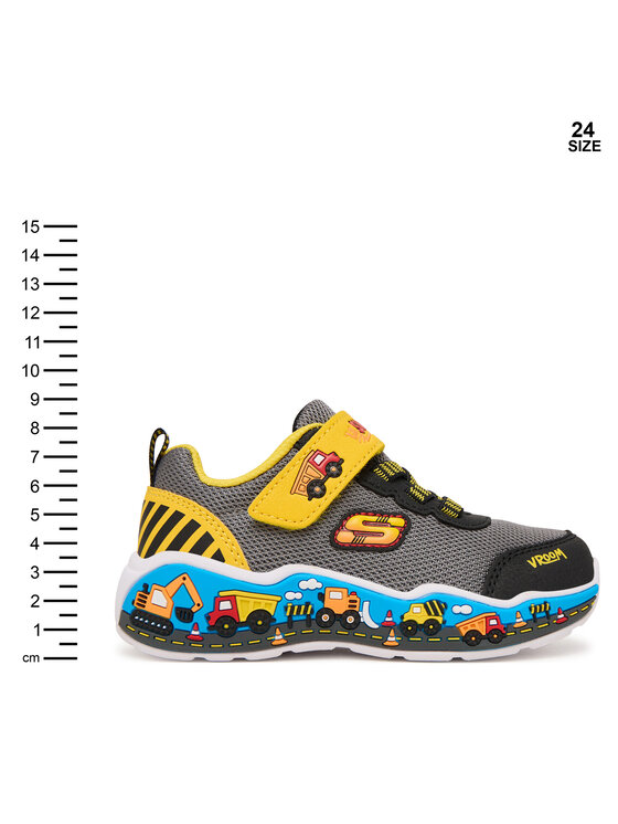 Skechers Снікерcи Skechers Play Scene 407312N/BKYL Сірий