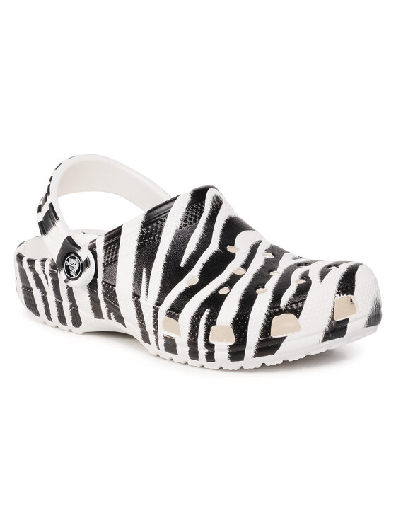 Crocs Chanclas Crocs Classic Animal Print Clog 206676 Blanco