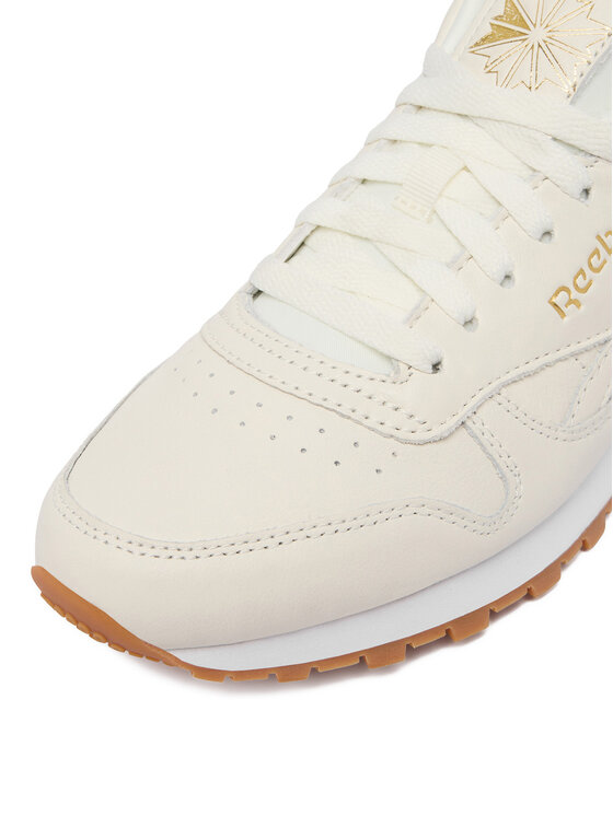 Reebok Sneakersy Reebok EO-CLASSIC LEATHER 100271663 Kremowy