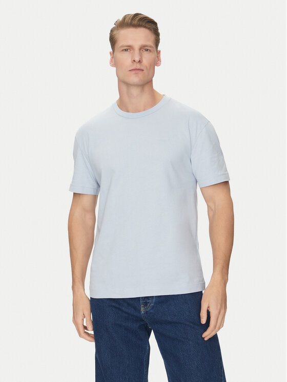 Calvin Klein Calvin Klein Marškinėliai K10K112749 Žydra Comfort Fit