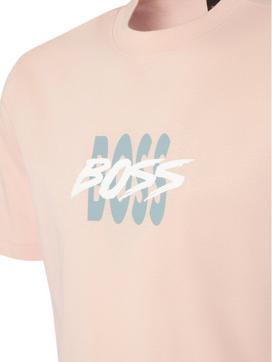 BOSS BOSS Camiseta Bass 50561850 Rosa Regular Fit