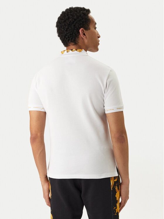 Versace Jeans Couture Versace Jeans Couture Поло 80GAGT12 CJ01T Білий Slim Fit