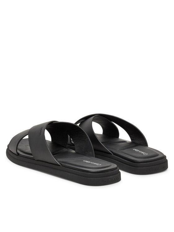 Calvin Klein Papucs Calvin Klein Criss Cross Sandal HM0HM01737 Fekete