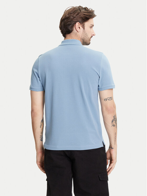 Moose Knuckles Moose Knuckles Pólóing Everett M34MT712 Kék Slim Fit