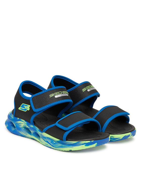 Skechers Босоніжки Skechers S-Lights: Sola Glow Sandal - Fusion Brights 407032L/BKBL Чорний