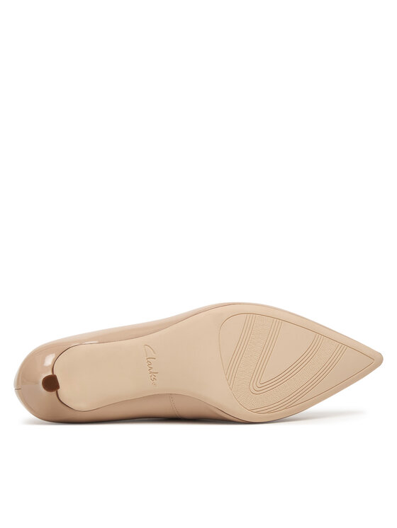 Clarks Туфлі Clarks Zarey Court 26183154 Бежевий