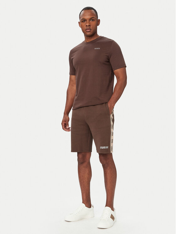 Guess Guess Футболка Z6RI17 I3Z14 Темно-коричневий Regular Fit