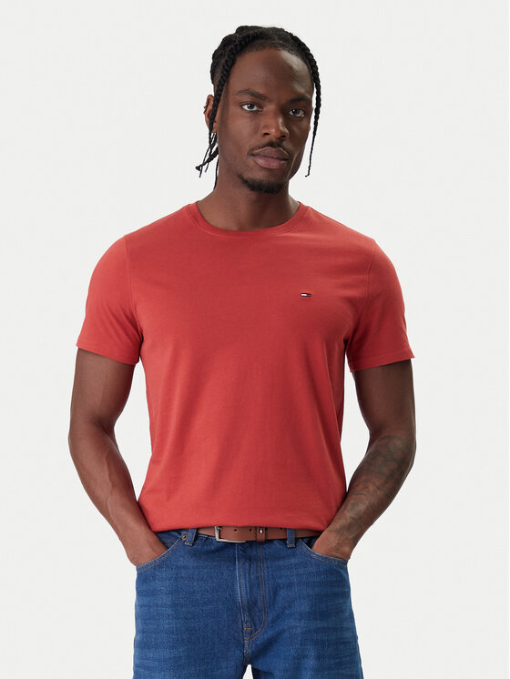 Tommy Jeans Tommy Jeans Camiseta DM0DM04411 Rojo Slim Fit