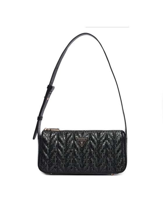 Guess Geantă Guess Stacey Mini HWGG97 41720 Negru