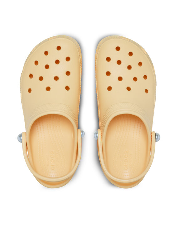 Crocs Šľapky Crocs Classic Platform Pearl Clog 211231 Zlatá