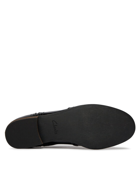 Clarks Оксфорди Clarks Hamble Oak 203506494 Чорний