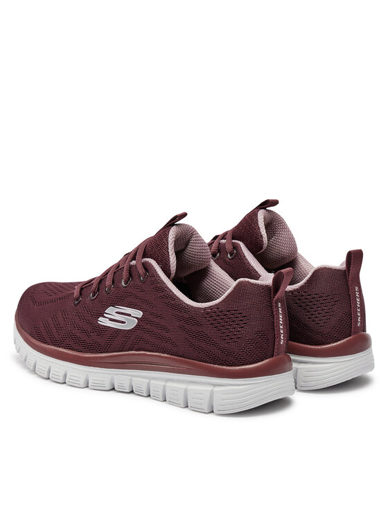 Skechers Снікерcи Skechers Get Connected 12615/WINE Бордовий