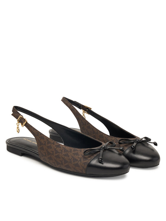 MICHAEL Michael Kors Балетки MICHAEL Michael Kors Piper Sling 40S6PIFP1B Коричневий