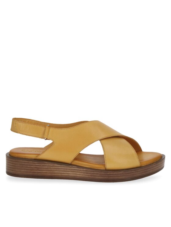 CAPRICE Sandalo Piatto Donna 9-9-28205-20 - Larghezza G (Comoda), Tomaia In Pelle, Tecnologia Memory Foam, Tacco 35mm, Altezza Gambale 6.5cm, Chiusura In Velcro - 4