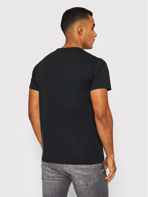 Pepe Jeans Pepe Jeans Футболка Original PM508210 Чорний Slim Fit