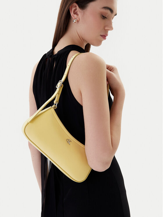Calvin Klein Torebka Calvin Klein Ck Small Shoulder Bag LV04F3170G Żółty