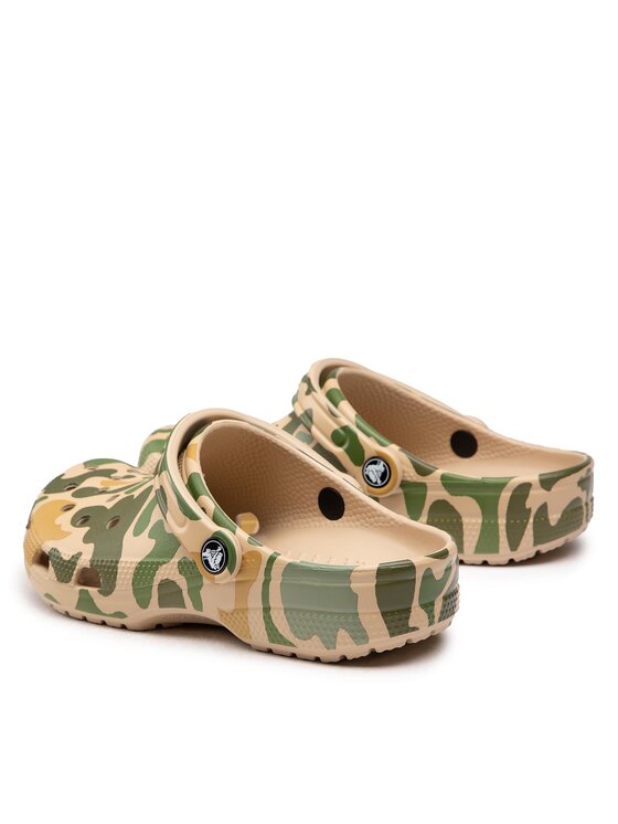 Crocs Ciabatte Crocs Classic Printed Camo Clog 206454 Verde