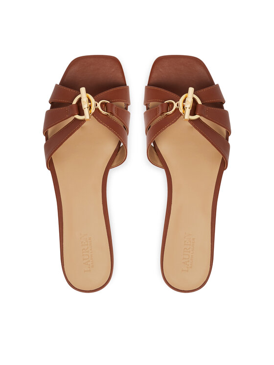 LAUREN RALPH LAUREN Šlepetės LAUREN RALPH LAUREN Blaike 802982875001 Ruda