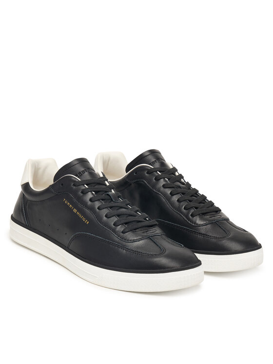 Tommy Hilfiger Sneakersy Tommy Hilfiger Lo Lux Lth FM0FM05815 Czarny