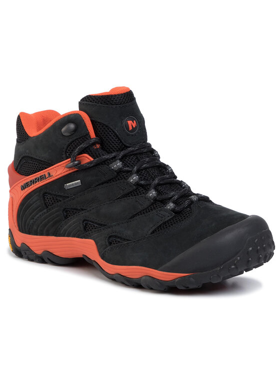 Botas de trekking Merrell Cham 7 Mid Gtx GORE-TEX J98281 Negro